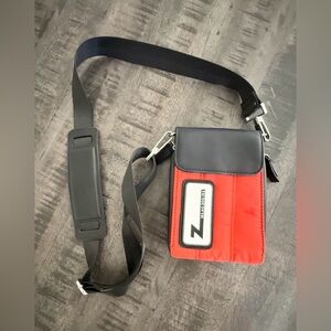 Zara Red and Black Belt Bag